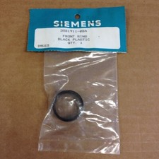 2 Pcs Siemens 3SB1911-0BA Front Ring Black Plastic for Push Button NEW