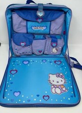 Hello Kitty Backseat Car Travel Tray Blue 2003 Design Rare HTF