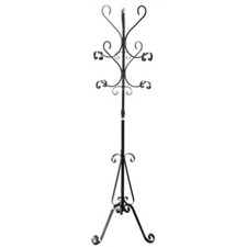 Attaccapanni appendi abiti in ferro battuto a piantana a 6 posti MOd.Rustico