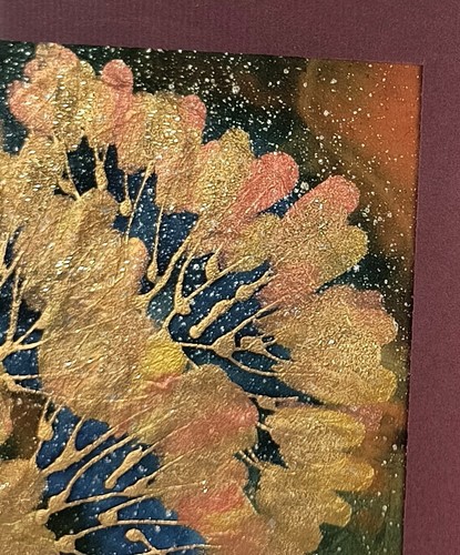 Pintura Acuarela Metálica Farhana Hemming 2010 Hermoso Diseño de Árbol - Imagen 7 de 18