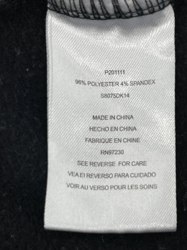 Sudadera con capucha corta Almost Famous para mujer grande gris negra sin mangas Foto 4 de 4