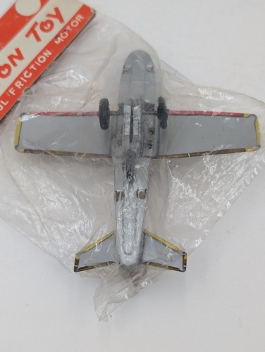 KOYO KINZOKU JAPAN 1960's TIN LITHO FRICTION AIRPLANE LUFTWAFFER FW-190 SEALED - Picture 14 of 14