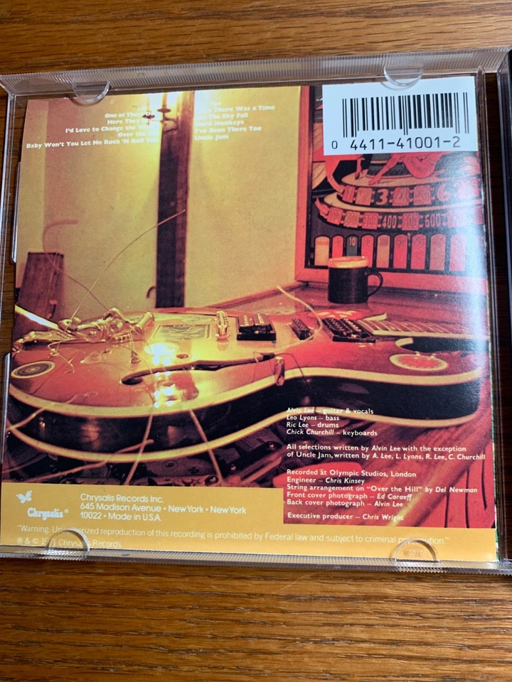 Ten Years After A Space In Time CD Chrysalis VK 41001 Alvin Lee RARE (Very Good) - Image 4 of 4