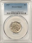 1927 BUFFALO NICKEL - PCGS MS-63, FRESH & CHOICE!