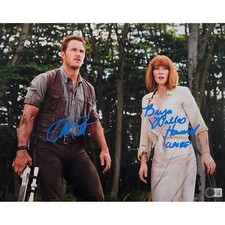 Chris Pratt and Bryce Dallas Howard Signed Photo #1 (11x14)
