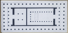 Plan, Parthenon, Athens, Greece, Magic Lantern Glass Slide