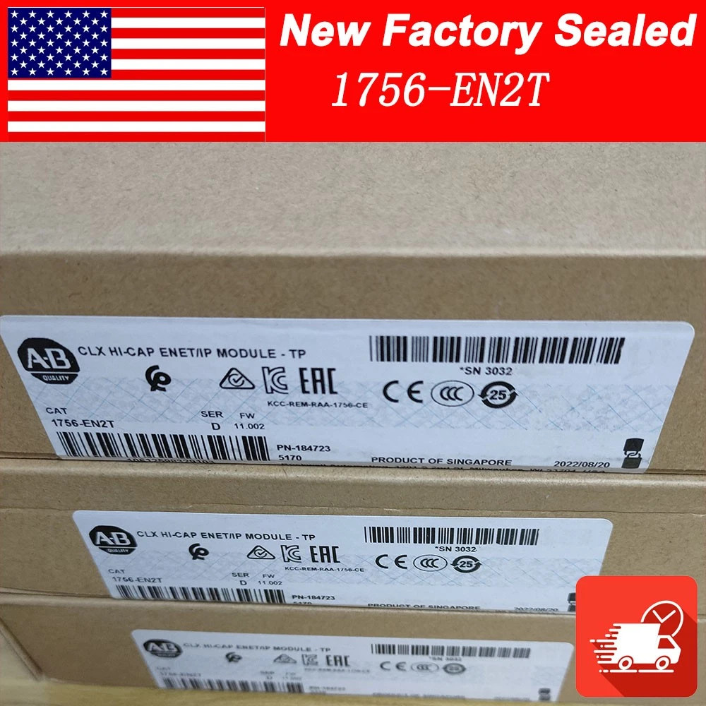 New Factory Sealed 1756-EN2T Ser D ControlLogix EtherNet/IP Module 1756EN2T AB