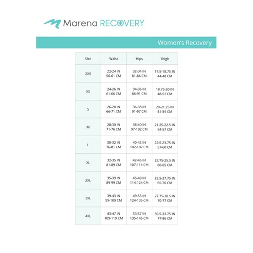 Marena Recovery Girdle High Back 2XL Compression No Closure Short Stage 2 SFBHS2 - Picture 11 of 11