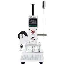 Benchtop Mini Manual Hot Stamping Machine Leather Heat Press Stamping Machine
