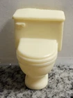 Vintage Marx Toys Dollhouse TOILET Bathroom White Plastic