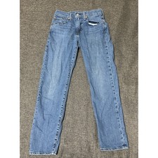 Levi's Men's 29x30 502 Regular Taper Jeans Blue Denim Premium