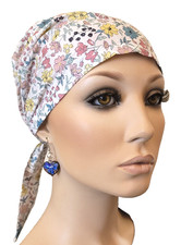 SOMMER KOPFTUCH CHEMO TUCH Mütze Turban Bandana sehr leicht Chemotuch Elsa NEU