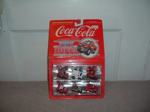 VTG Coca Cola Tiny Tuffs Die Cast Vehicles Set Of 6 1979 Coke Hartoy NEW ON CARD