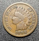 1898 Indian Head Cent Penny  AVERAGE CIRCULATED