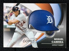 2022 Topps Series 2 Batting Helmet Commemorative Relics Miguel Cabrera 1z6