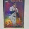 Topps 2024 Series 2 Austin Riley #595 Atlanta Braves Holiday Foil Parallel