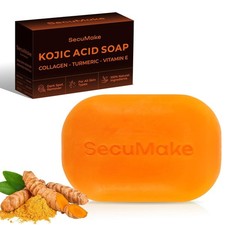 Kojic Acid Dark Spot Remover Soap Bars with Vitamin C Retinol, Collagen Turmeric