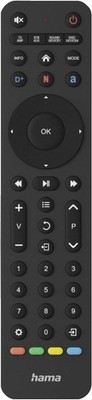 Hama Fernbedienung 221055 Universal 8in1 lernfähig vorprogrammiert TV DVD Eco