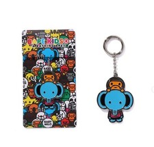 A BATHING APE BAPE KIDS Goods ELEPH ON BABY MILO METAL KEYCHAIN 2L70382010