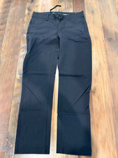 PrAna Pants Womens 8 Black Straight Fit Hiking Outdoor Nylon Blend