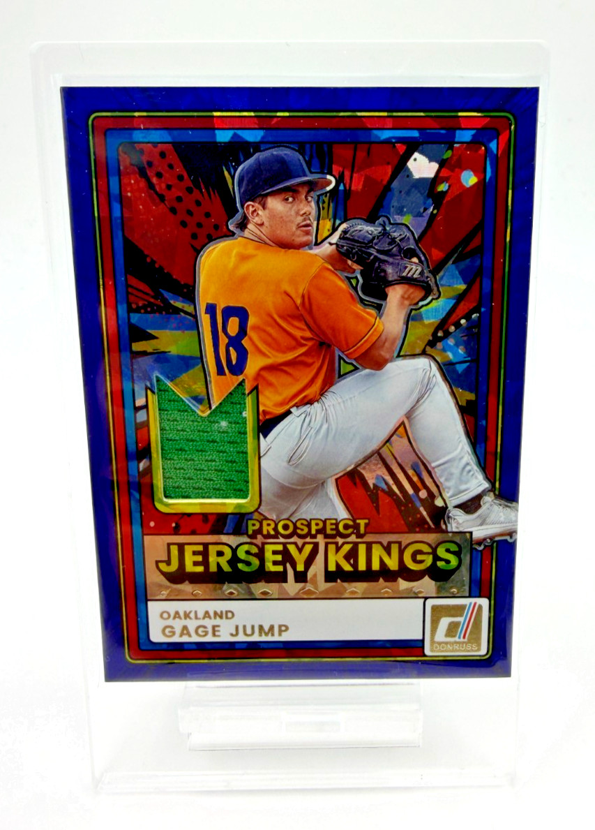 2026 Donruss - Gage Jump #PJK-GJ Prospects Jersey Kings Blue Cracked Ice