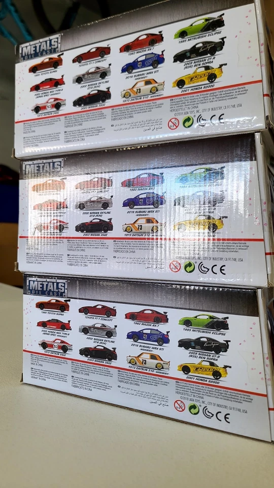 JADA JDM TUNERS 1973 Datsun 510 Widebody Blue, Orange And Red Model's Lot of 3 - Image 3 of 4