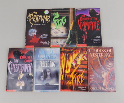 7pc Vintage Caroline B. Cooney  Young Adult Teen Horror Paperbacks