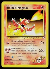Pokemon Card Gym Heroes Blaine's Magmar 37/132 Unlimited Uncommon on eBay
