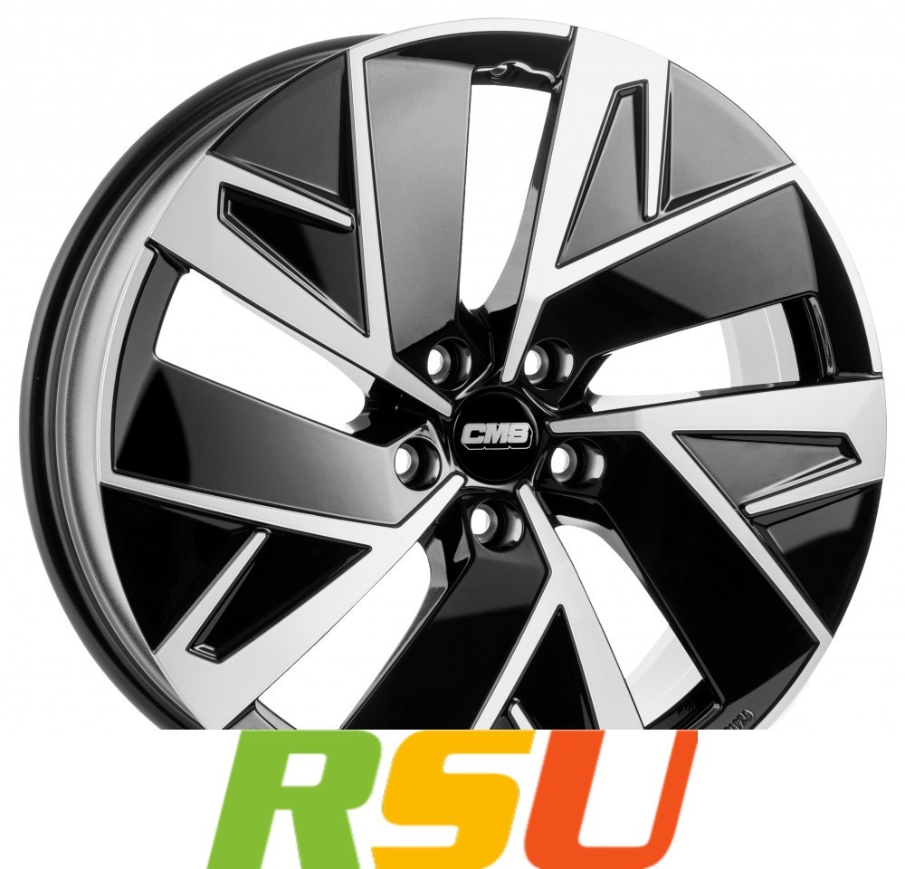 Cms C32-Aero Diamond Black 7X18\ ET45 LK5 114.3 Ml 67.2 Alufelgen 18 Zoll"-image