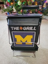 University of Michigan Son of Hibachi Portable Charcoal BBQ Grill "brand new"