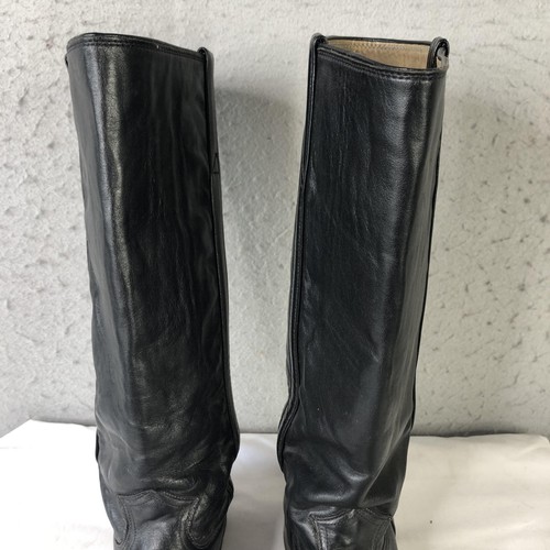Justin Boots Womens Size 8B Black Leather Knee High Riding Western L3098 - Bild 4 von 24