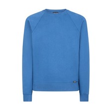 Tom Ford Men  s Felpa Crewneck Sweater Blue Size 52 Made In Italy