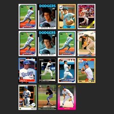 Steve Sax Lot 15 Baseball Cards Dodgers Yankees Topps Fleer