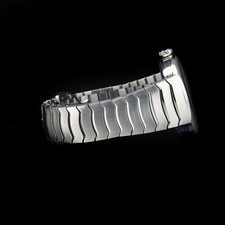 H. Moser & Cie Streamliner Centre Seconds 40mm Steel Green Dial 6200-1200 5