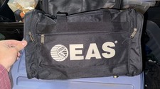 EAS Black Duffle Gym Bag