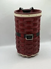 Longaberger 2017 RARE Santa Belly Bag It Basket NEW