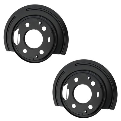 For GMC Sierra 2500 1999-2004 Brake Dust Shields Driver and Passenger Side Rear