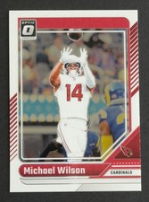 2024 Donruss Optic Football NFL Base Cards #3 Michael Wilson Cardinals 