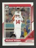 2024 Donruss Optic Football NFL Base Cards #3 Michael Wilson Cardinals 
