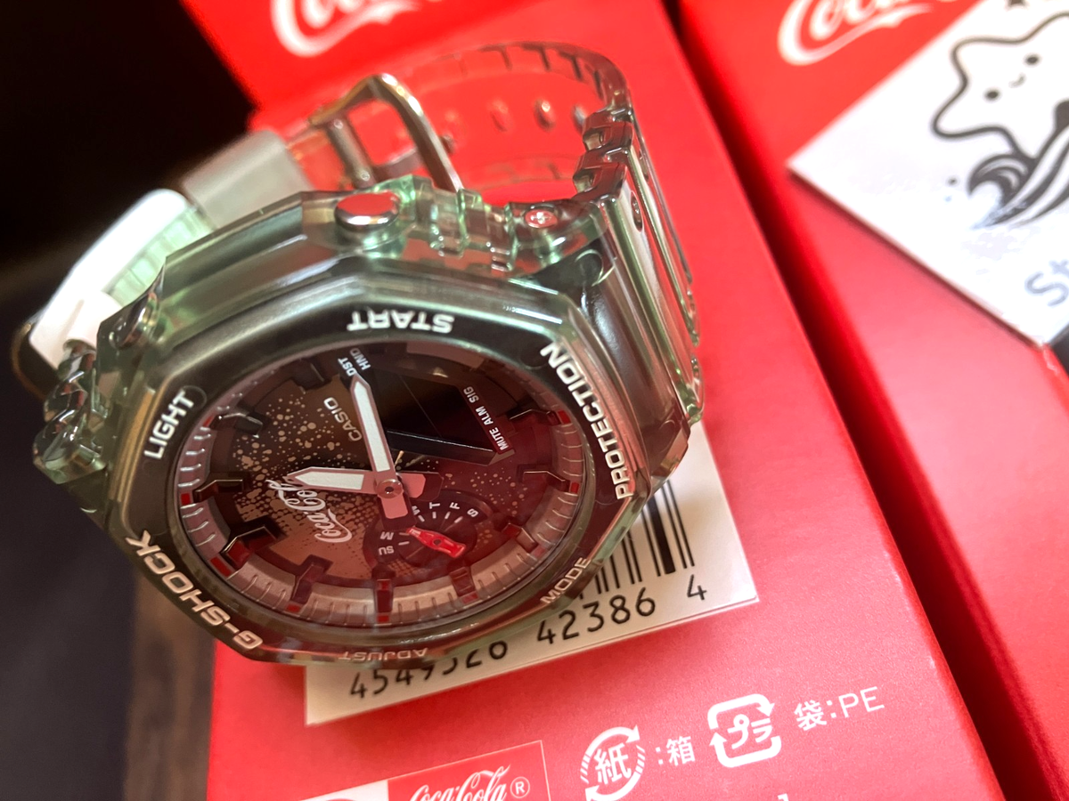 Casio G-Shock x Coca-Cola 140th GA-2100CC-3AJR Limited Japan