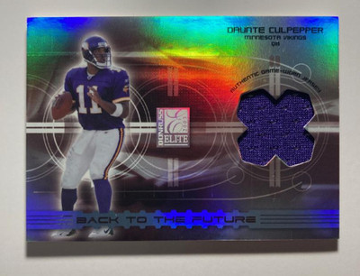 2003 Donruss Elite Back to the Future Culpepper Moon Dual Jersey 50/100   #BF-16