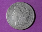 1890-O MORGAN SILVER DOLLAR #P34649