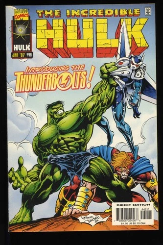 Incredible Hulk (1962) #449 NM 9.4 1st Appearance Thunderbolts! Marvel 1997
