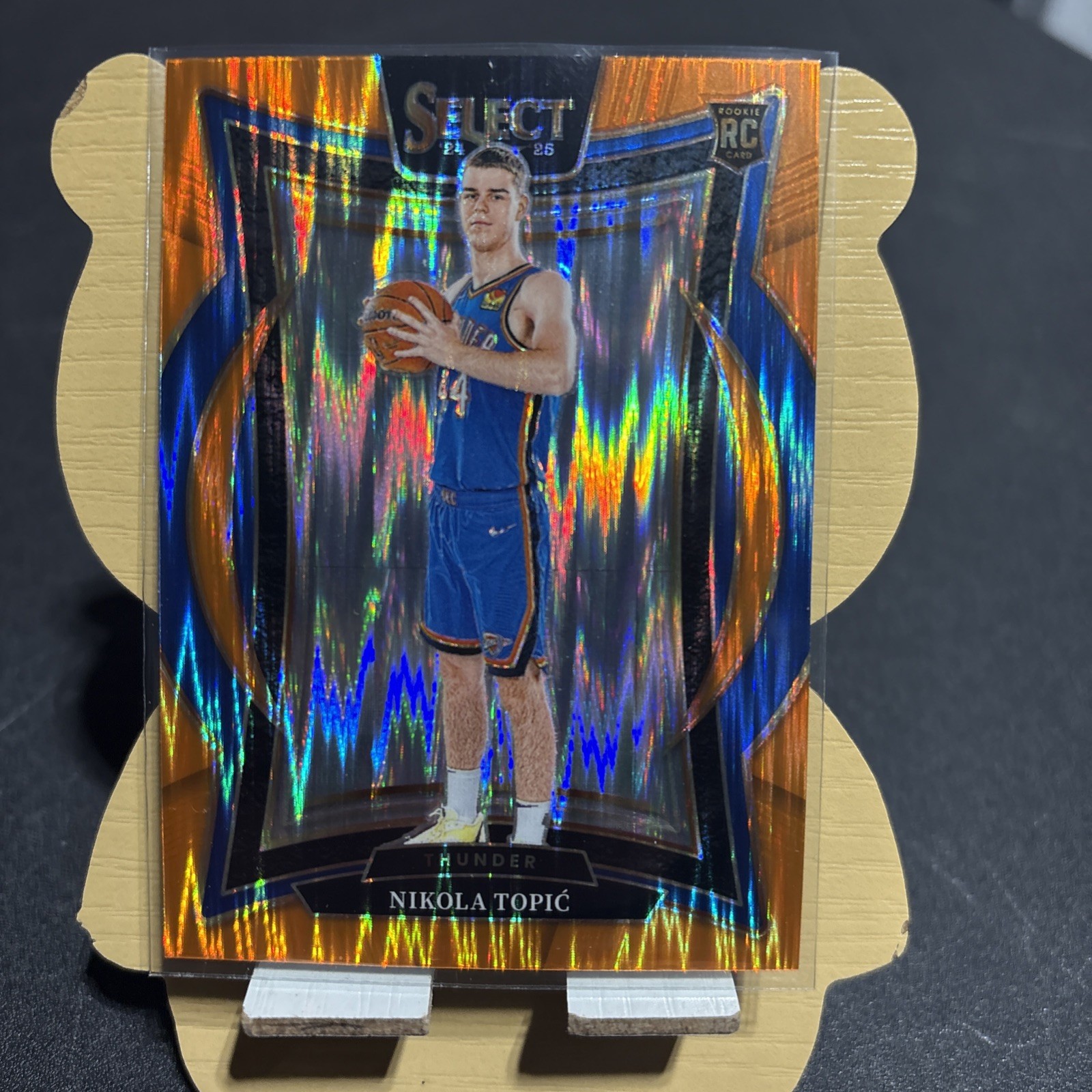 2024 Panini Select Concourse Orange Flash Prizm Nikola Topic Rookie RC #89