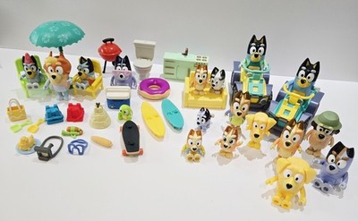 Bluey Family Beach Set Various Bluey s Lot 43 Quads Characters And Accessories 