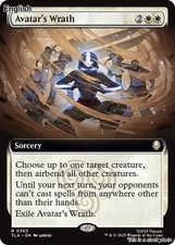 Avatar's Wrath (Extended Art) EN [TLA - 365] - NM TCG MTG