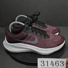 Nike Air Zoom Winflo 8 Shoes Womens Size 8.5 Burgundy Black Running CW3421-600