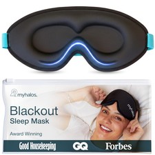 3D Blackout Sleep Mask for Men Women Eye Mask Blindfold Side Sleepers Eyelash