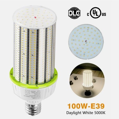 400Watt Metal Halide Replacement E39 100W LED Retrofit Corn Bulb 5000K 100-277V