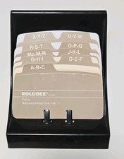 Rolodex Petite Address/Telephone Card file Vintage Model S310